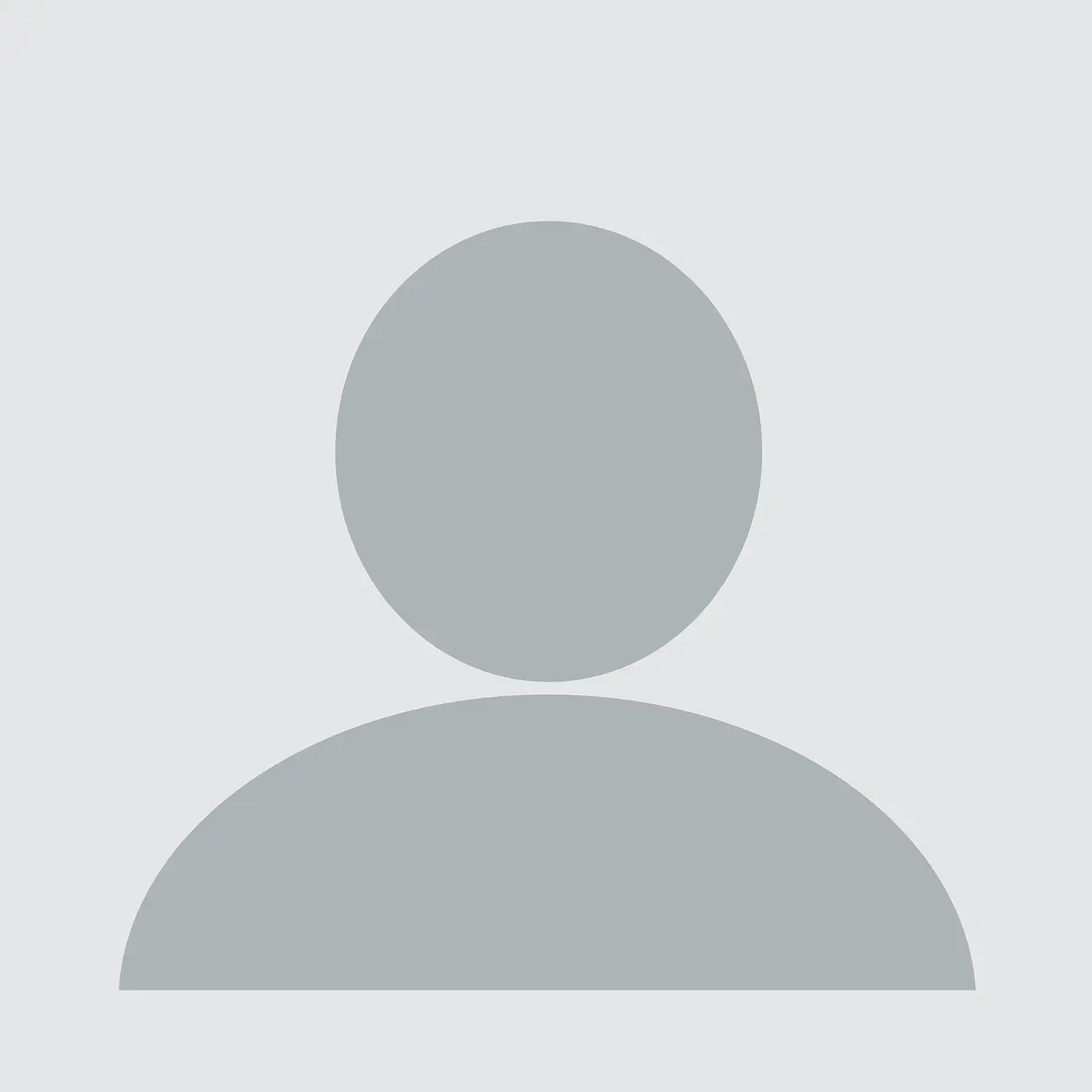 Default user avatar icon